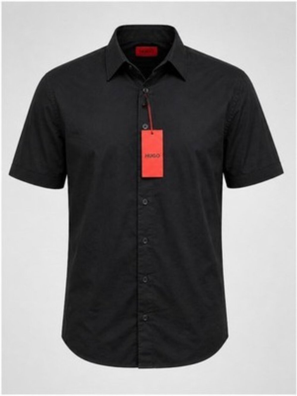 HUGO Boss Black Short Sleeve Button Shirt Mens XL New With Tags